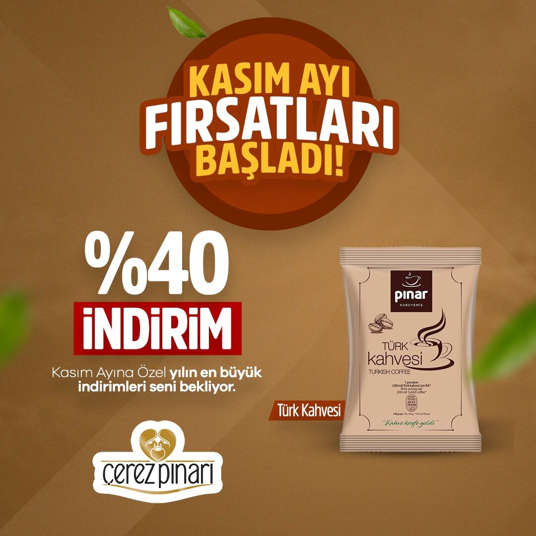 Kasım Ayı İndirmli Türk Kahvesi 100gr