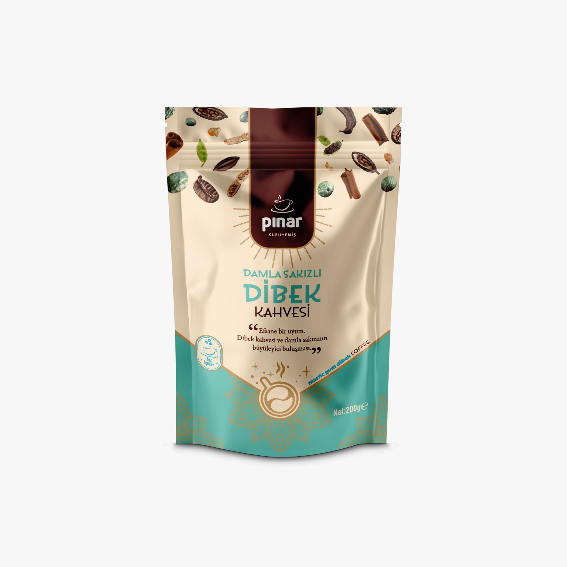 PINAR DAMLA SAKIZLI DİBEK KAHVESİ (200 GR)