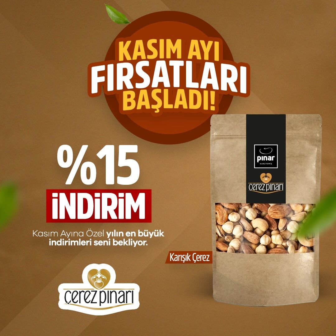 Kasım Ayı İndirmli Karışık Çerez