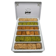 Pınar Kuruyemiş Mevlana Temalı Bölmeli Metal Hediye Kutusu