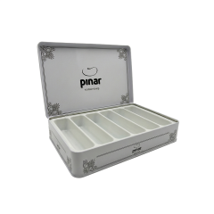 Pınar Kuruyemiş Mevlana Temalı Bölmeli Metal Hediye Kutusu