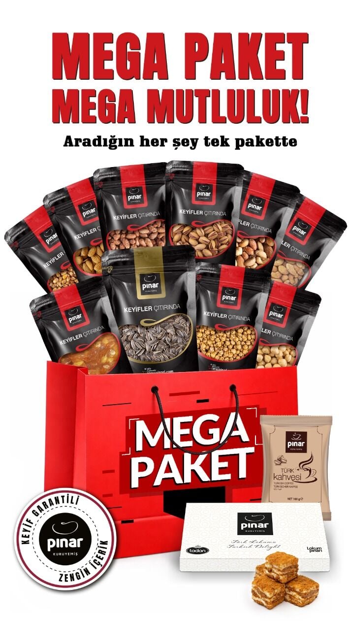 6 KG'lık Mega Kuruyemiş Paketi