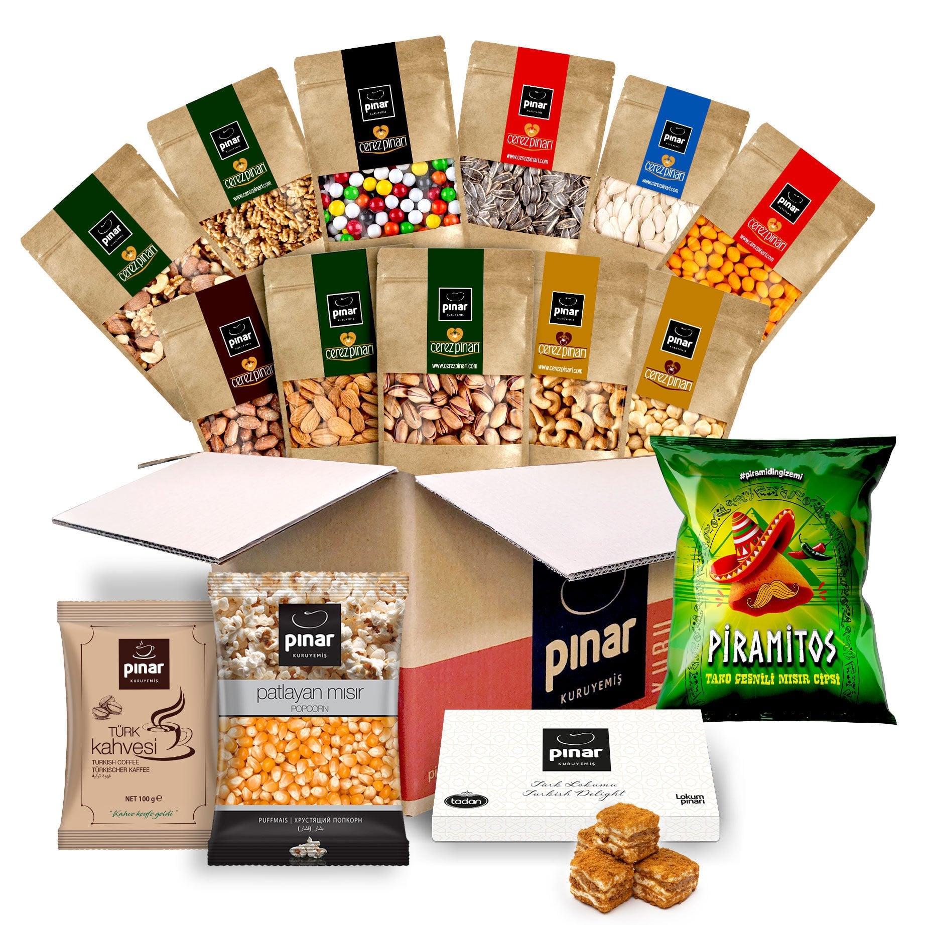 Pınar Kuruyemiş – 2.000 TL'lik Premium Kuruyemiş Hediye Seti